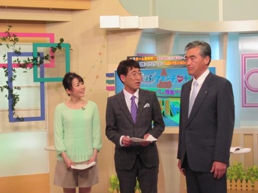 「キラリん滋賀」に出演している市長の写真