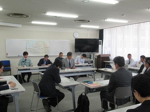 湖東圏域トップセミナー会議中の写真