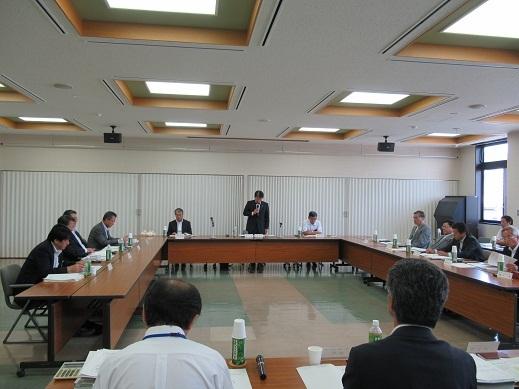 理事会の会場内の写真