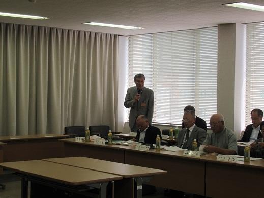第23期彦根市農業委員会初総会であいさつをしている市長の写真