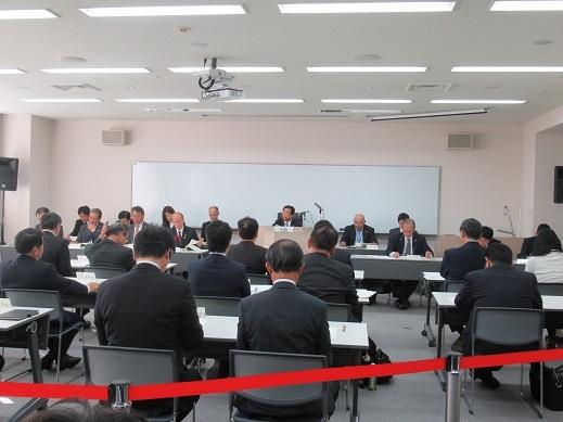 平成29年度滋賀県後期高齢者医療広域連合議会(11月定例会)会議中の写真