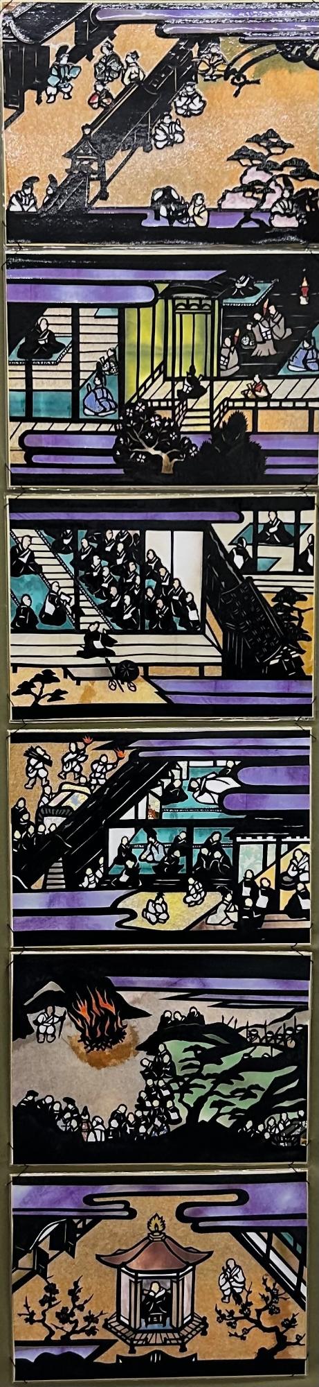 令和8年度彦根市美術展覧会 工芸部門 市展賞「親鸞聖人御絵伝(一部)」