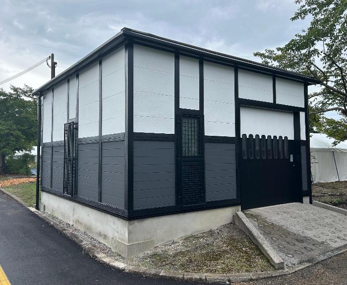 彦根城ポンプ小屋(修繕後)の様子の写真