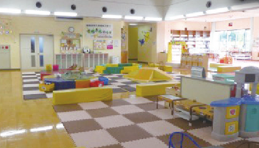 子どもセンター内にある遊び場の写真