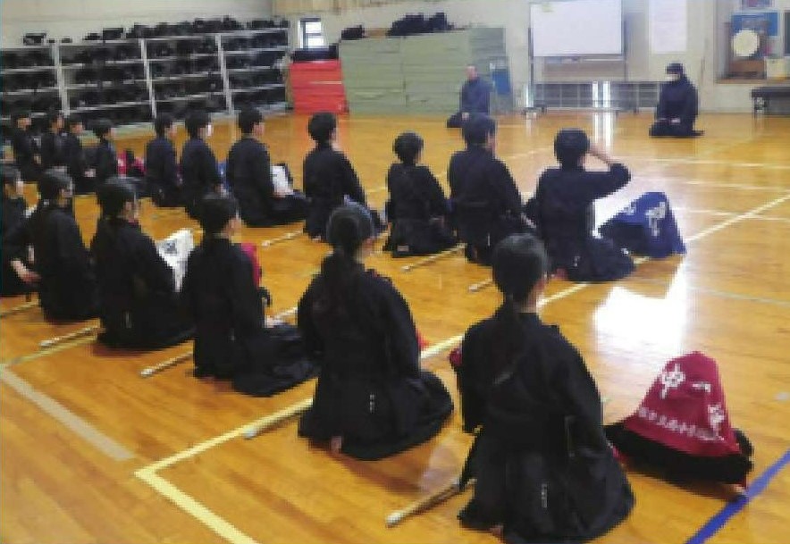 実証事業の剣道の様子
