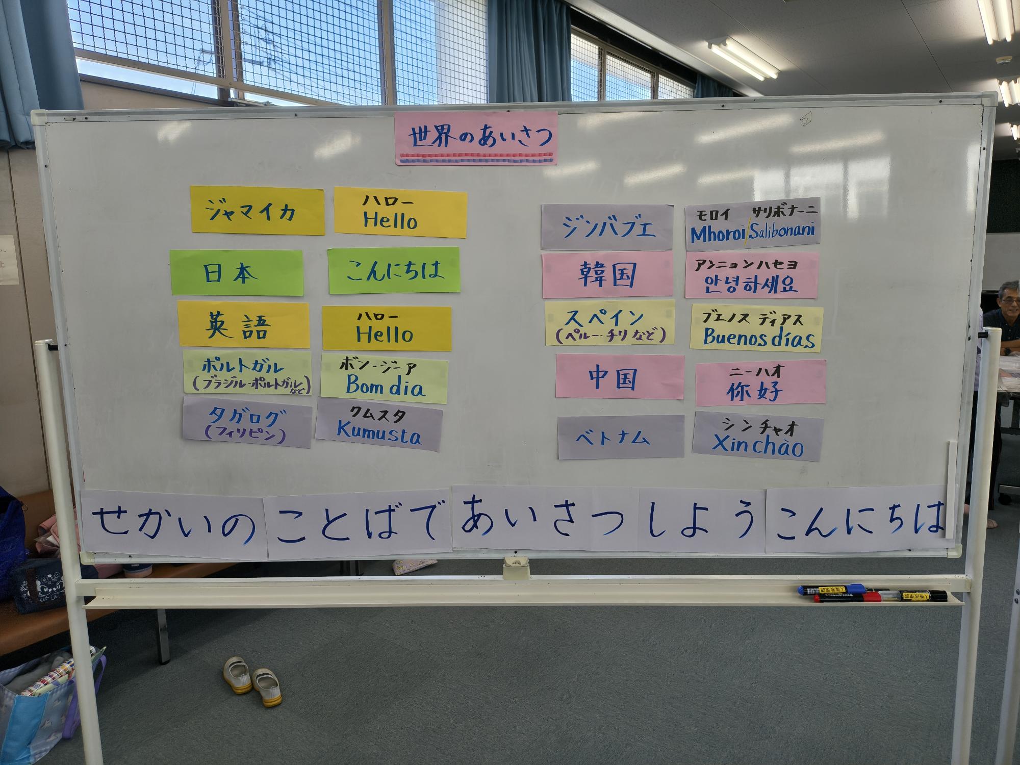 せかいのあいさつ