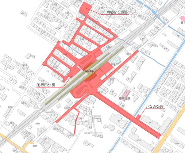 稲枝駅周辺自転車等放置禁止区域