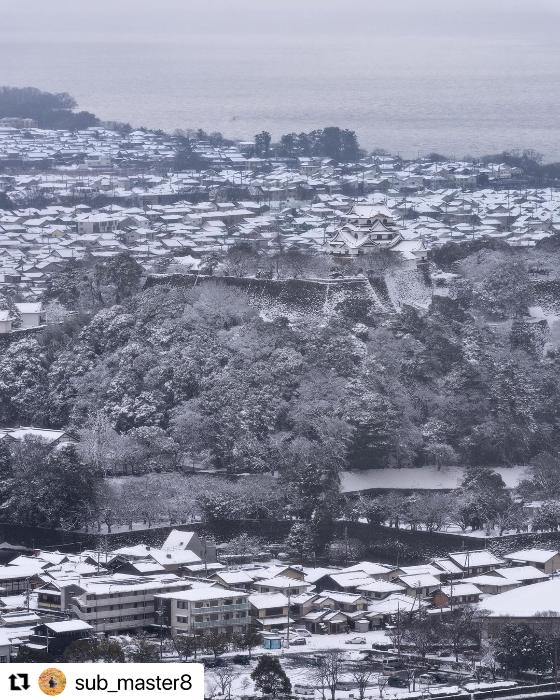 雪国の城
