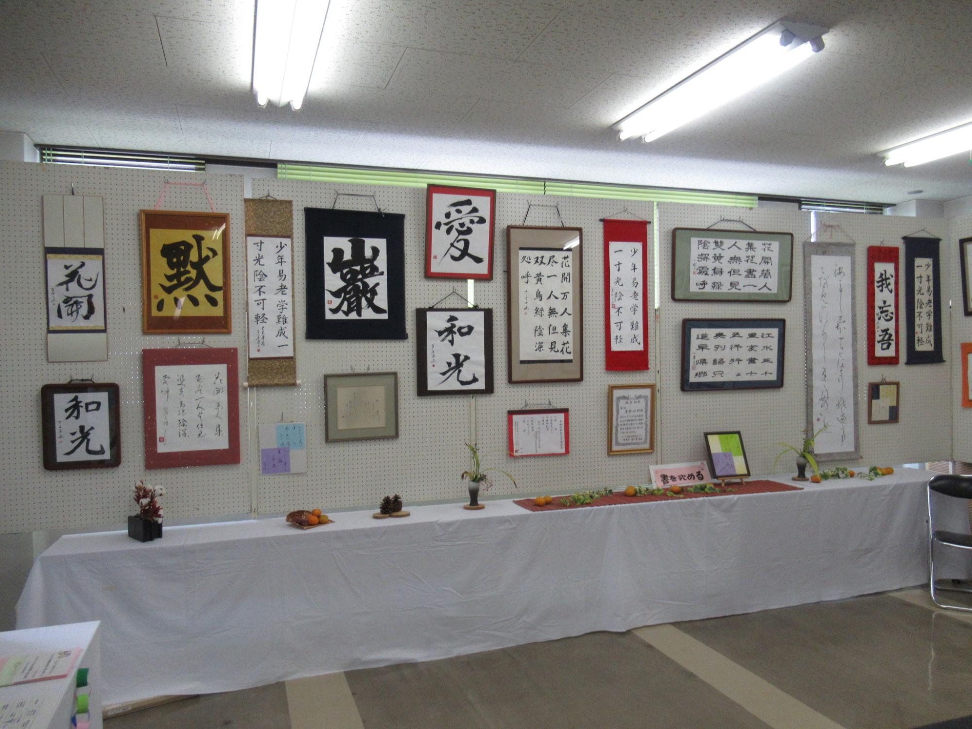 河瀬地区文化祭の写真（展示）