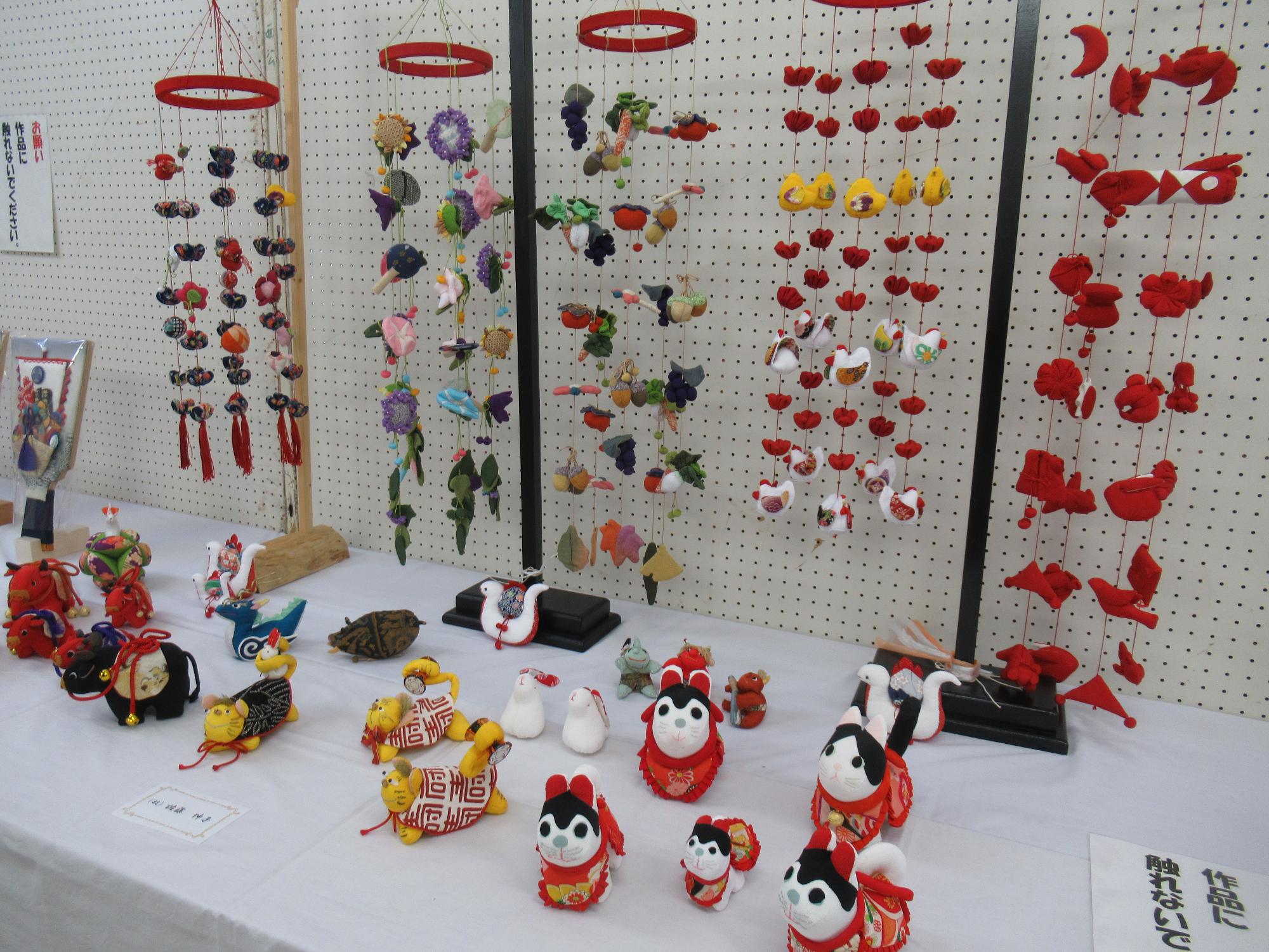 西地区公民館の文化祭写真（展示物）