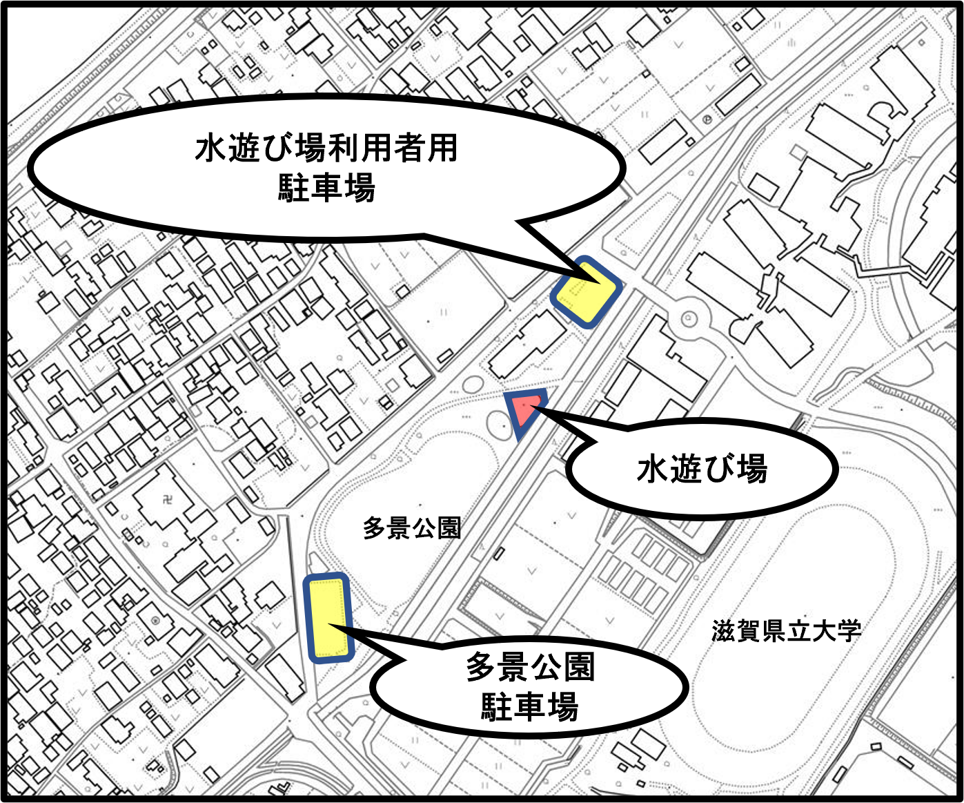 多景公園周辺地図
