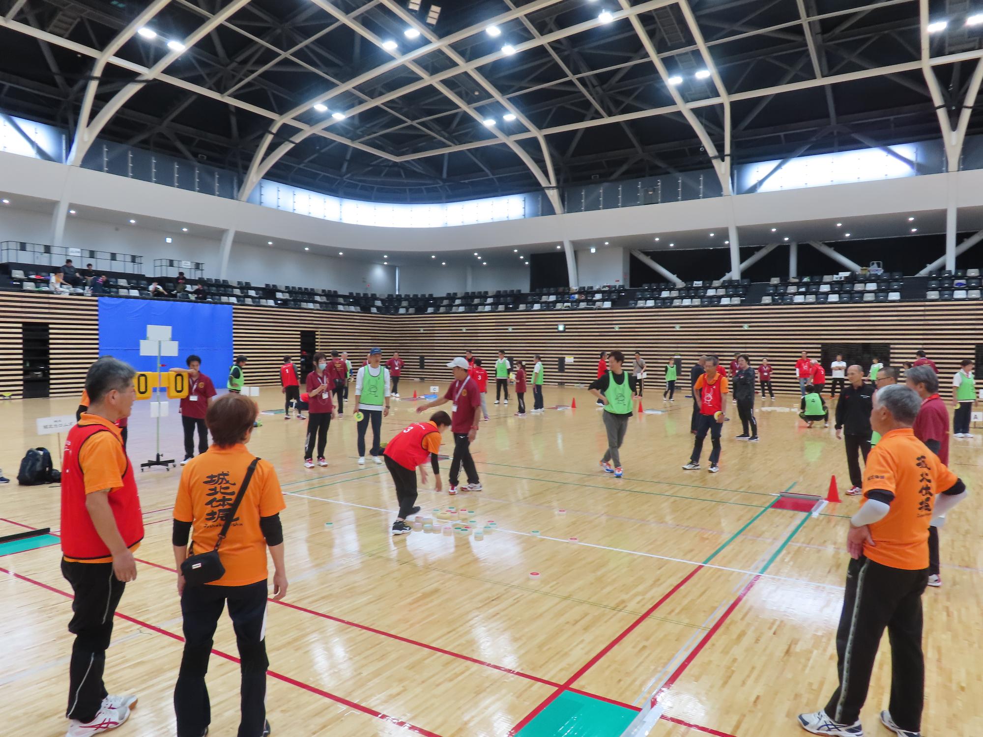 競技中の様子の写真