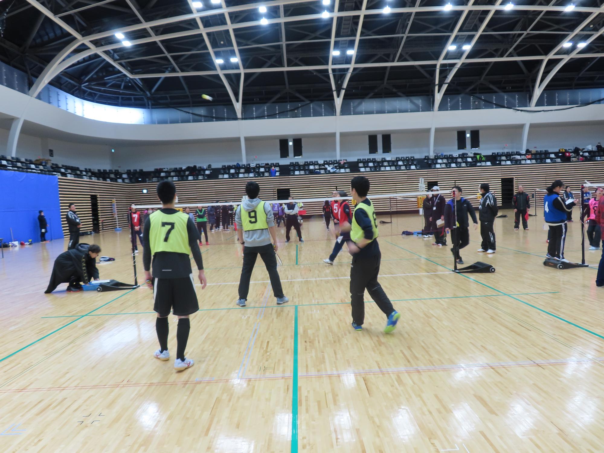 競技中の様子の写真