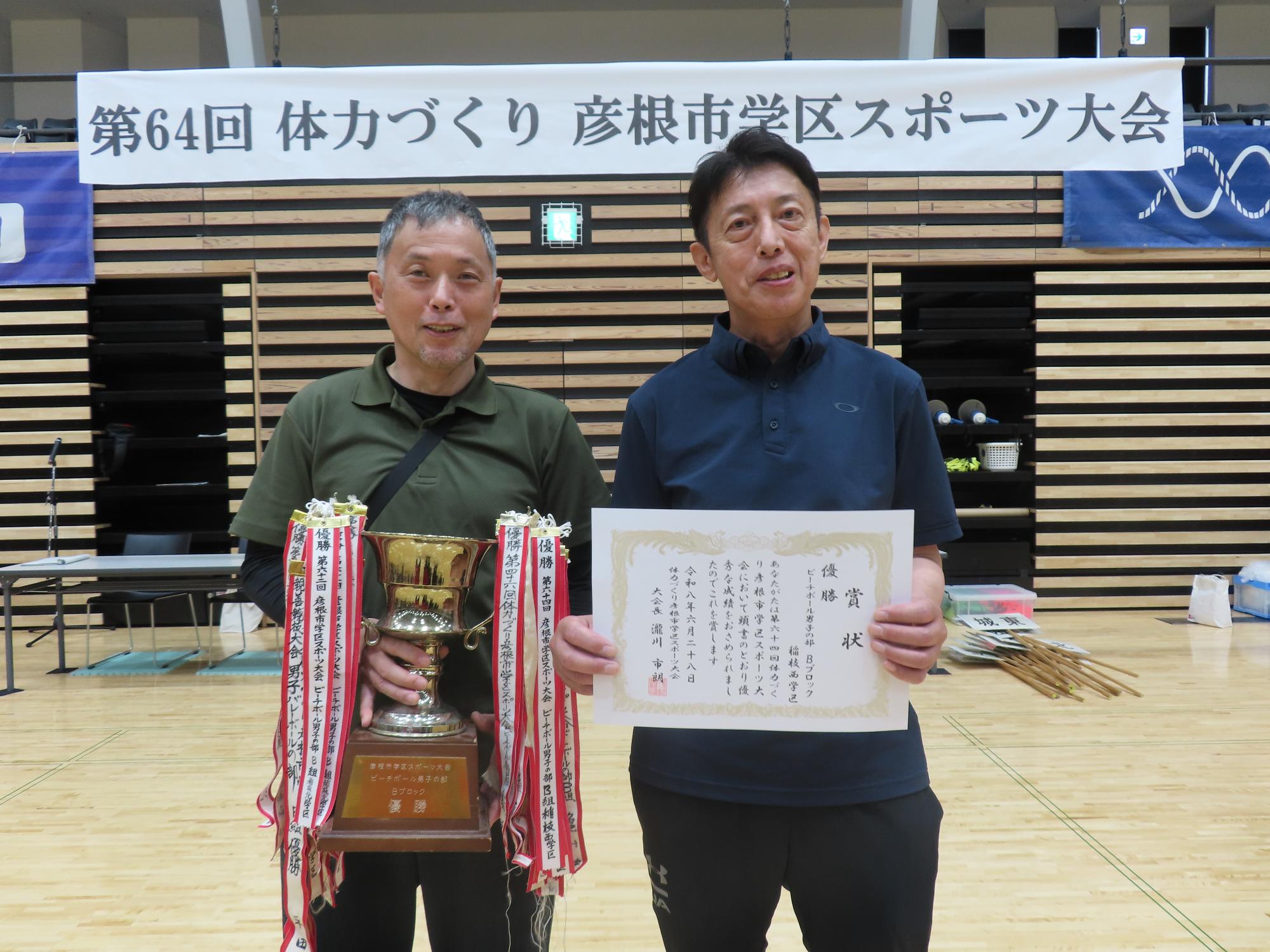 稲枝西 ビーチ男子