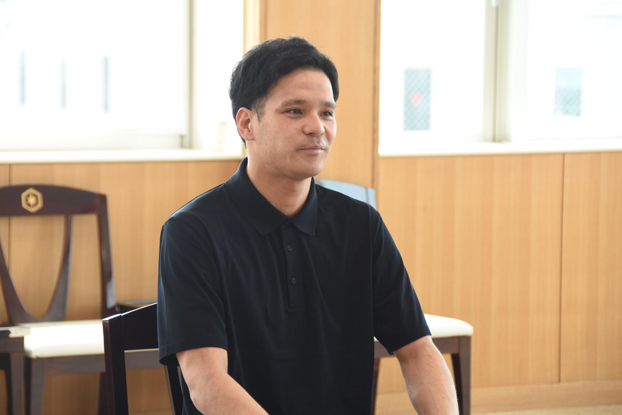 表敬訪問の様子
