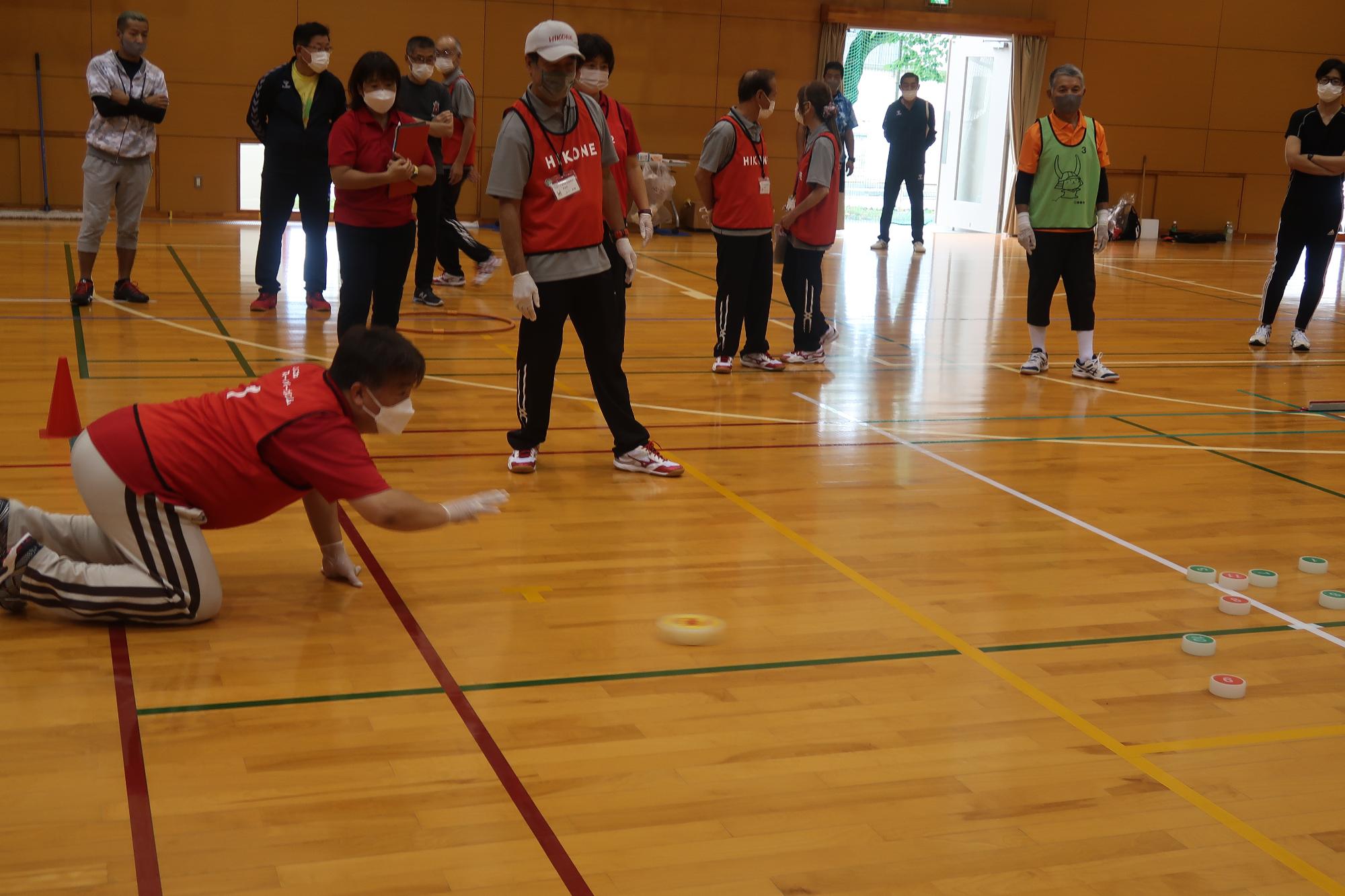 競技中の様子の写真