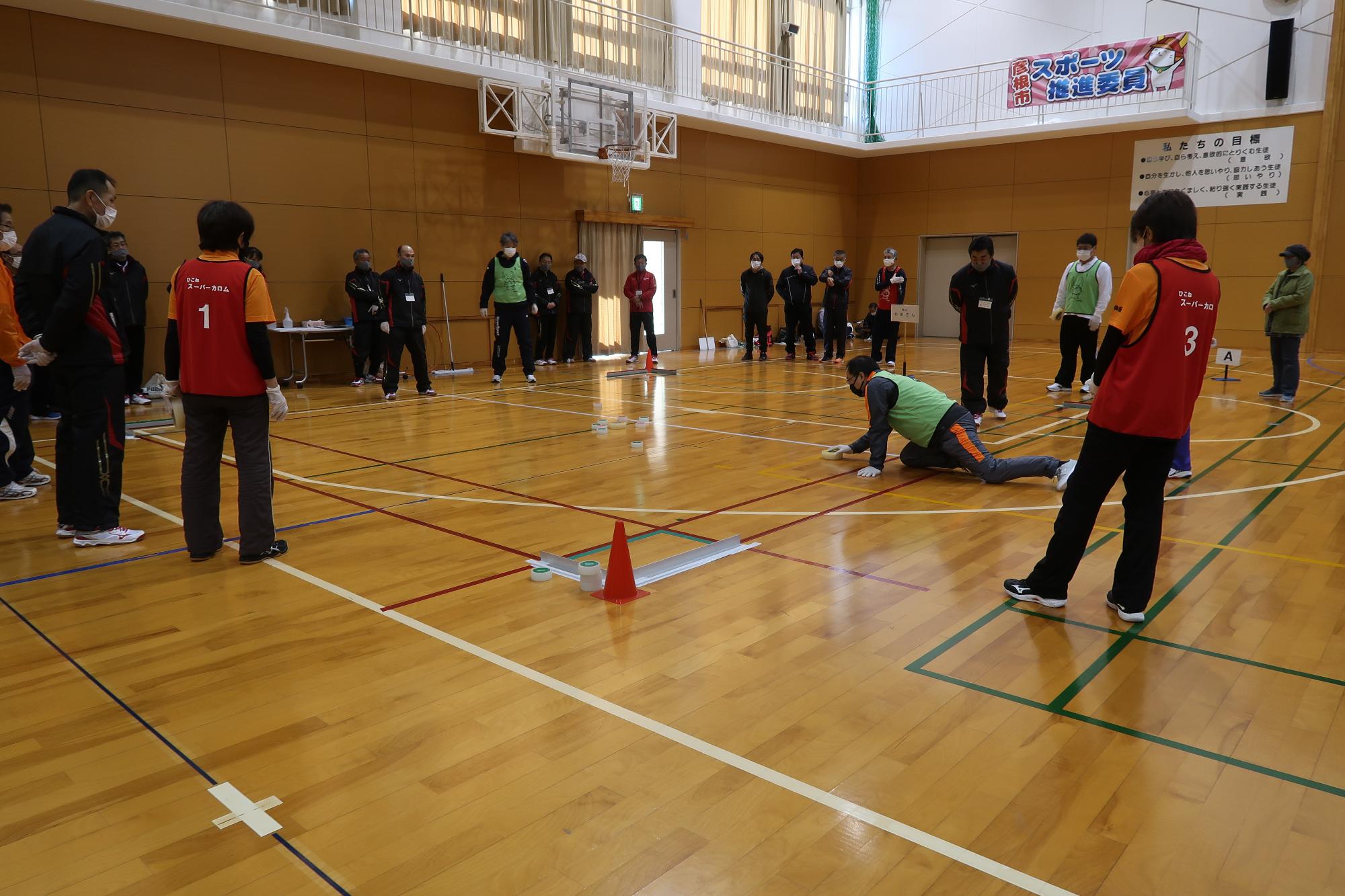 競技中の様子の写真