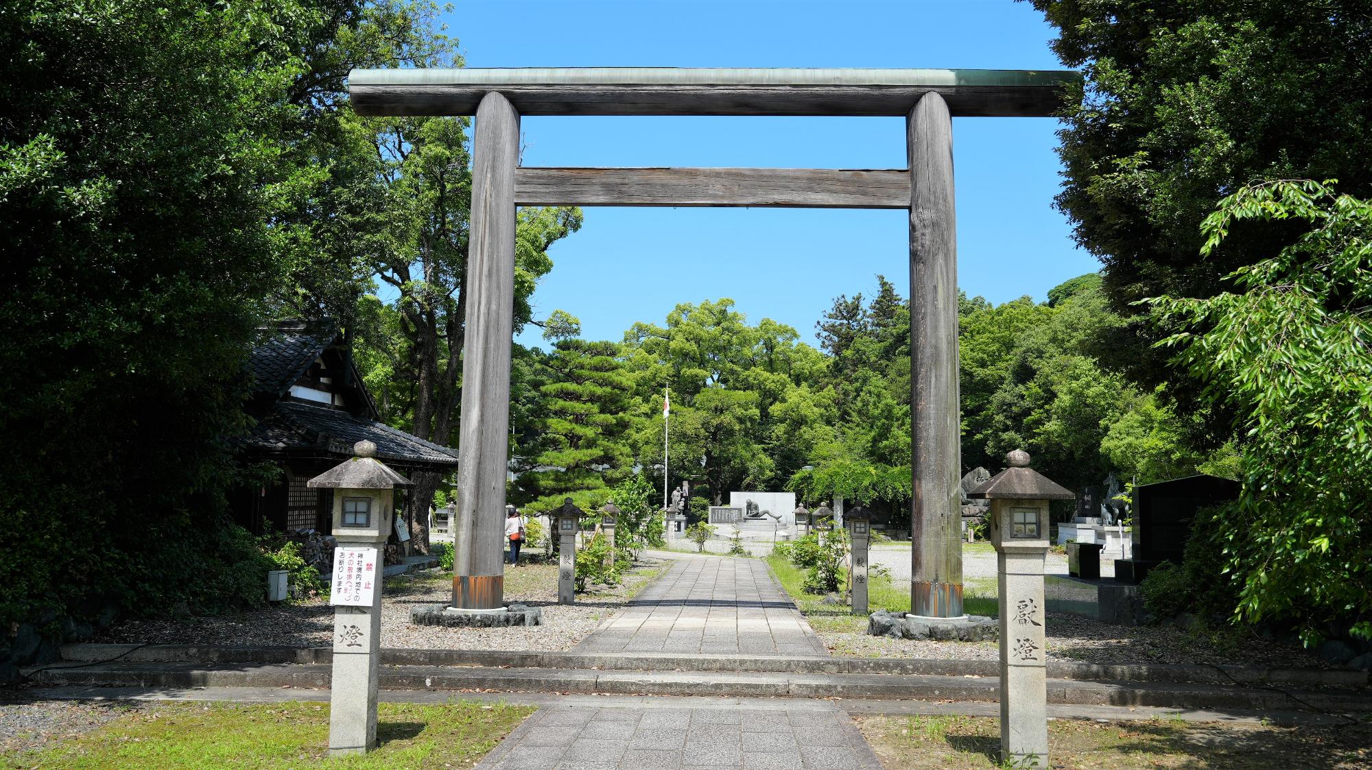 護国神社の鳥居