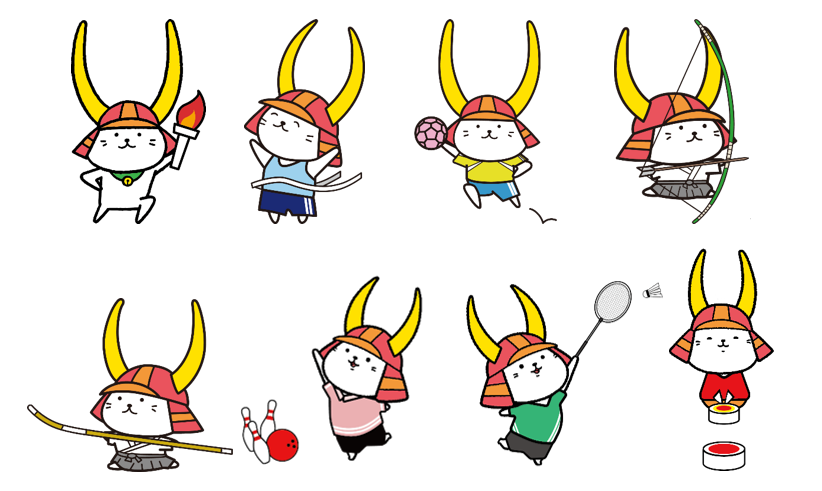 ひこにゃんの国スポ障スポイラスト