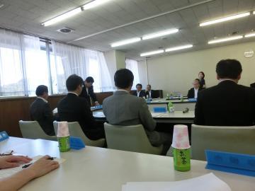 臨時市長会議の様子の写真