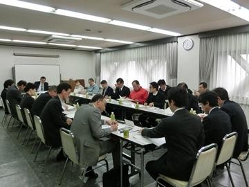 井伊直弼公生誕200年祭実行委員会会議中の写真