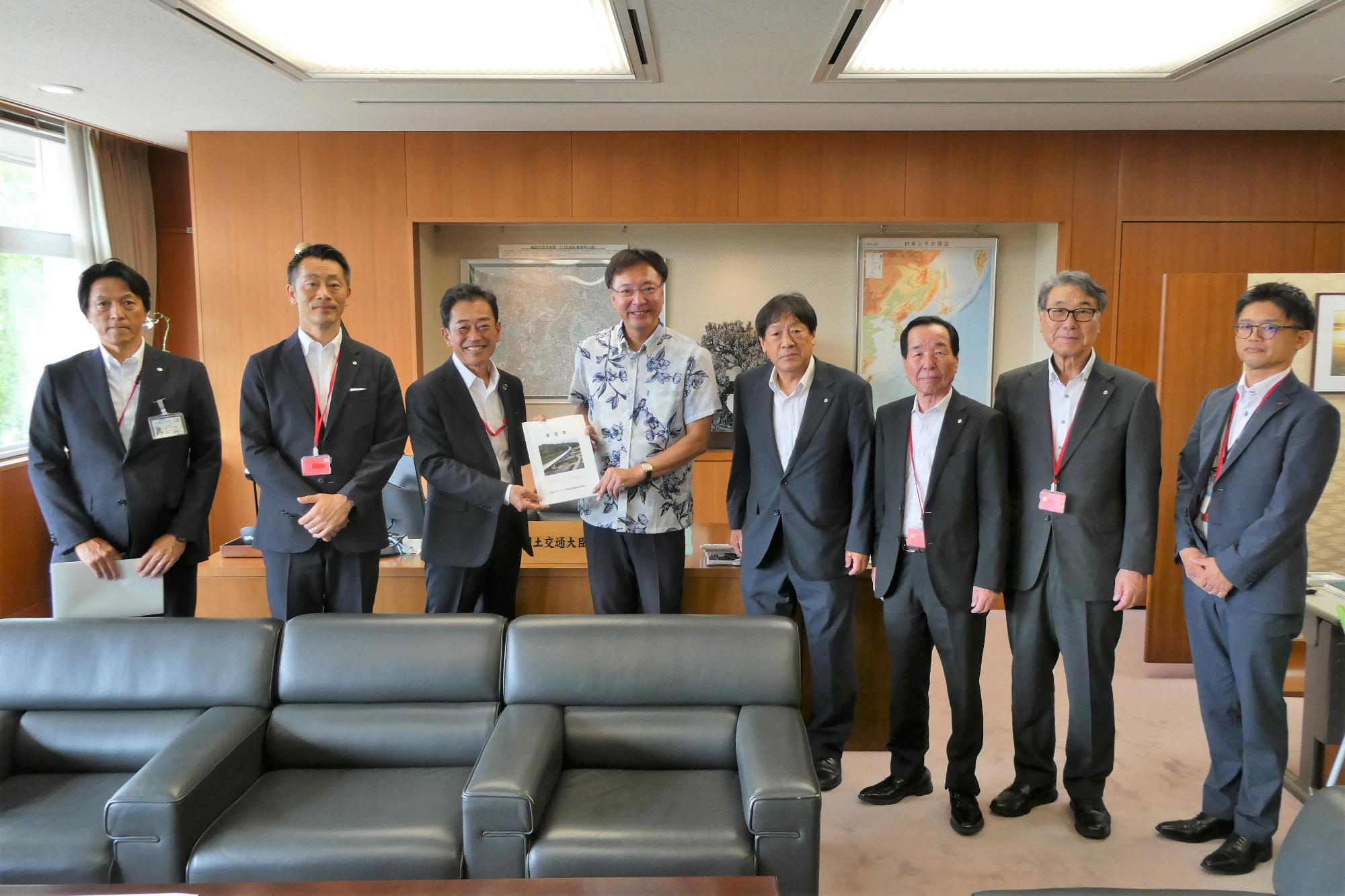 国土交通省での要望活動の様子