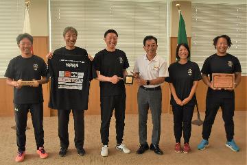 選手の皆様との写真