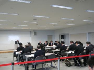 「滋賀県後期高齢者医療広域連合議会」定例会の様子の写真