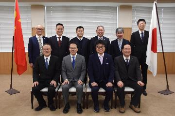 湘潭市代表団の皆様との写真