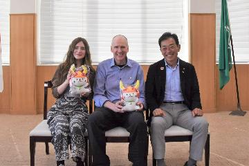 アンディさんとの写真