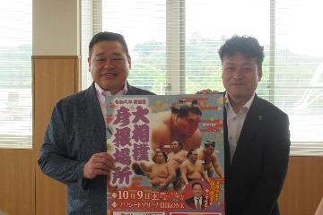 枝川親方との写真