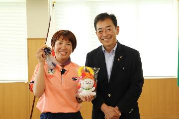 槇森 有香選手との写真