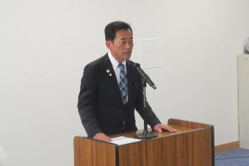 訓示の様子