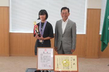 内田 奏那さんとの写真