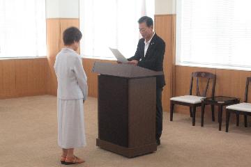交付式の様子