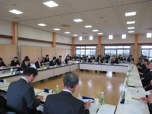 第11回滋賀県首長会議中の写真