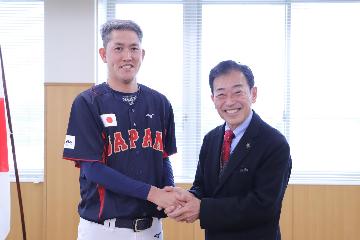 森 豊選手との写真