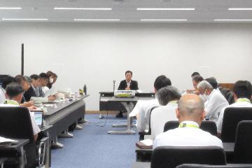 防災会議の様子