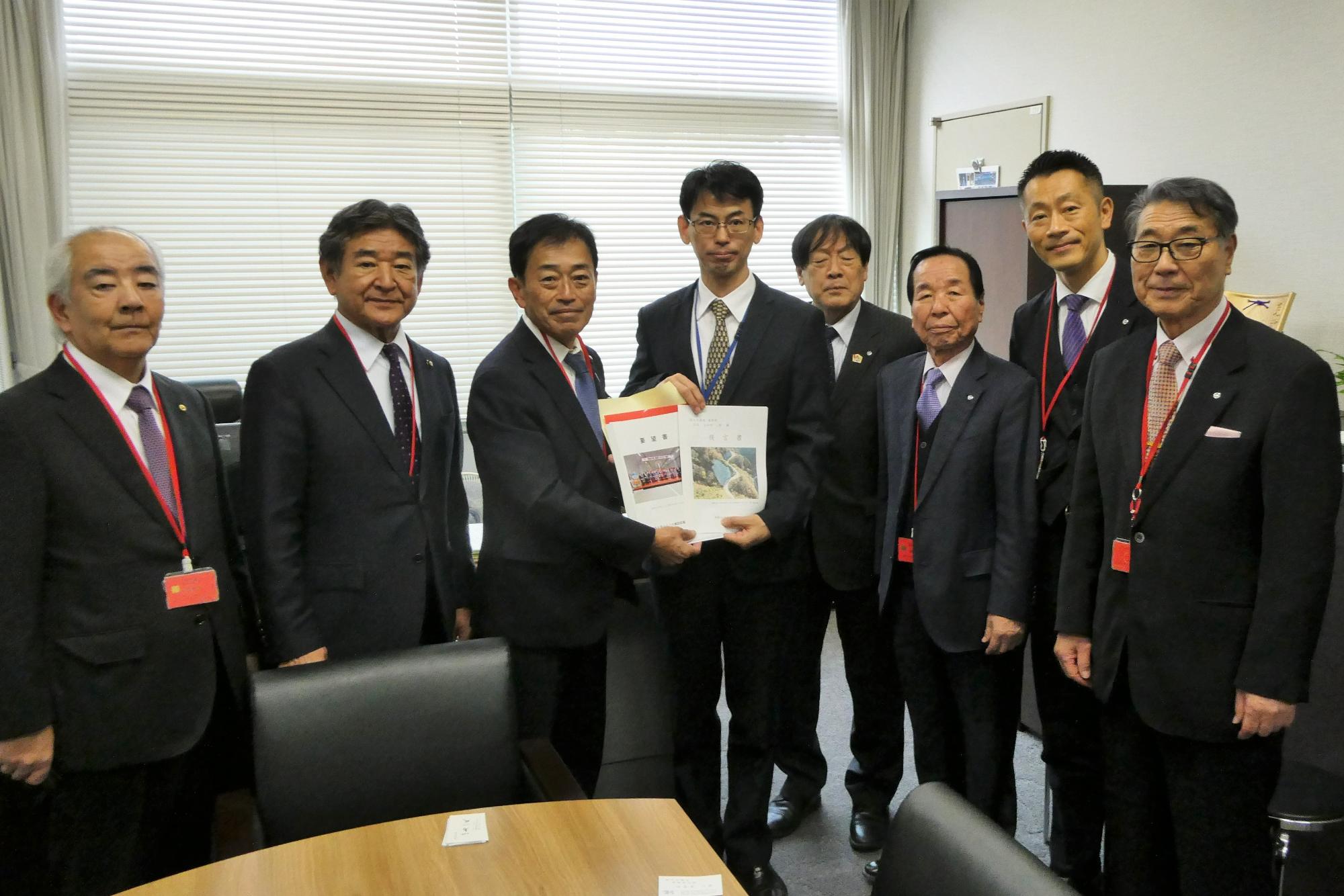 国土交通省での要望活動の様子