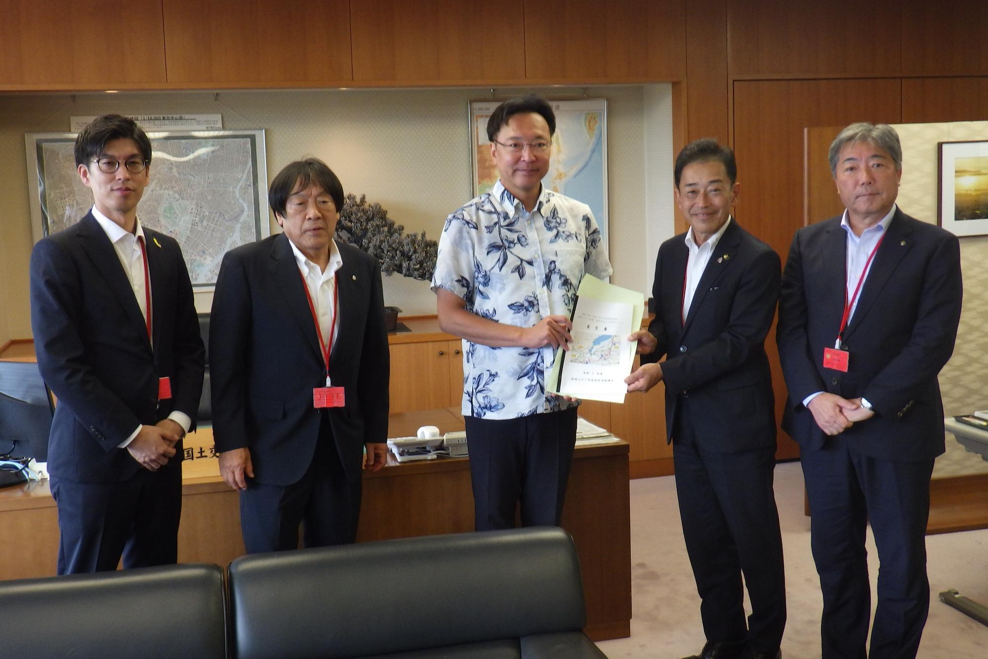 国土交通省での要望活動の様子