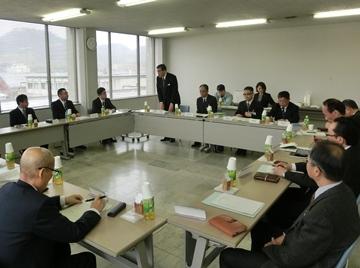 彦根市事業所意見交換会会議中の写真