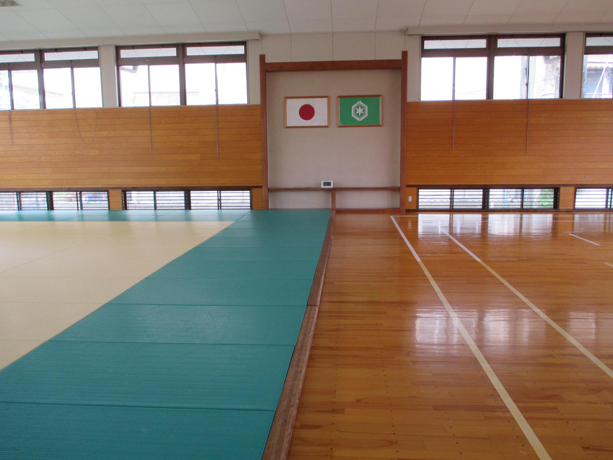 武道場内観の写真