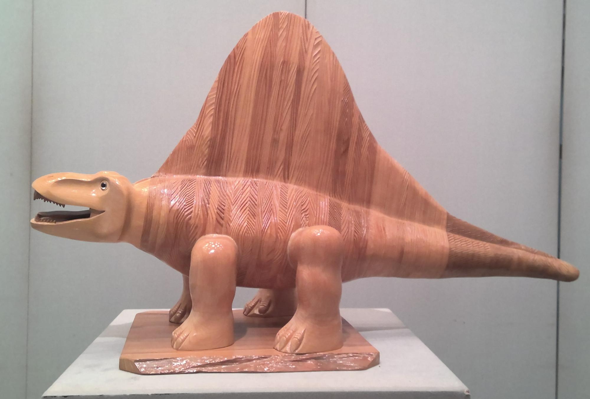 令和4年度彦根市美術展覧会 彫刻部門 市展賞「恐竜ディメトロドン」