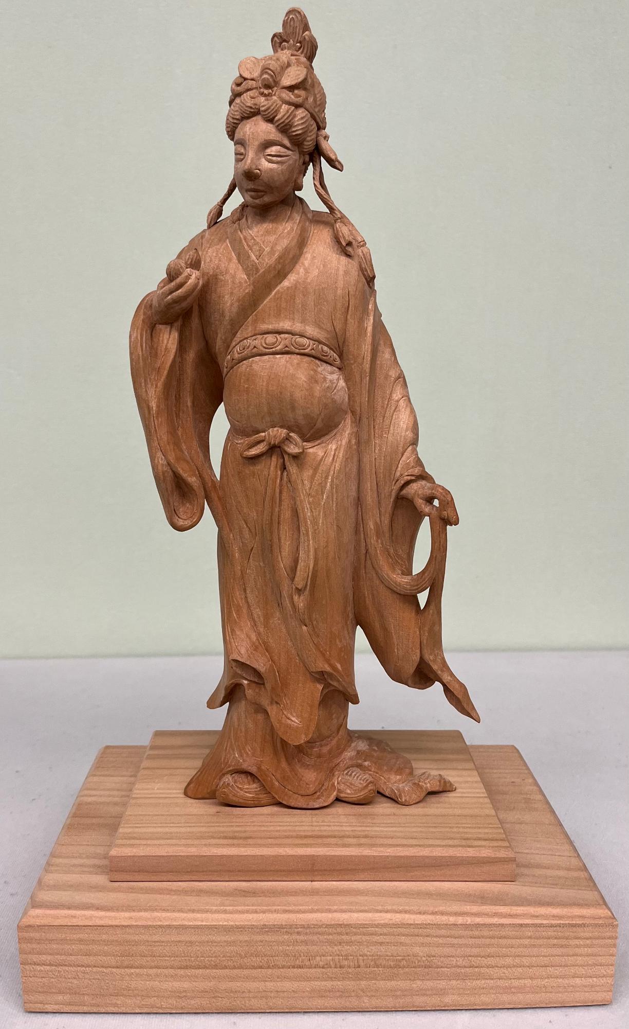 令和7年度彦根市美術展覧会 彫刻部門 市展賞「養蚕天女」