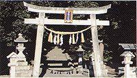 唐崎神社鳥居の写真