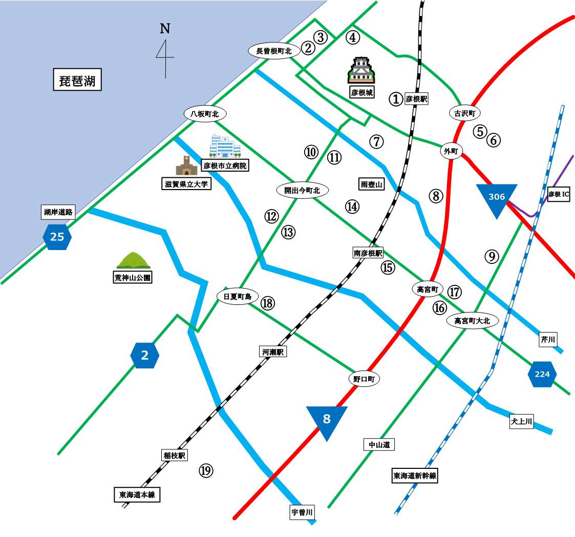 回収実施店舗マップ