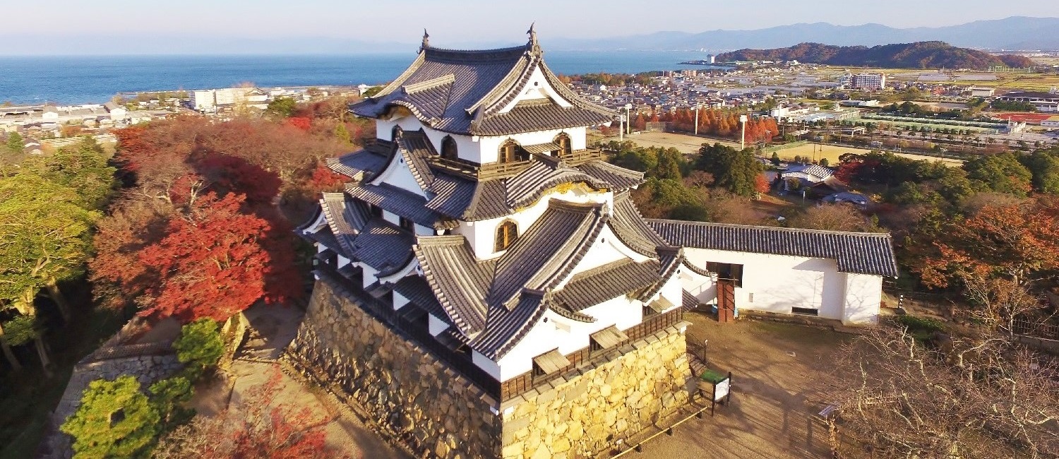 秋の彦根城