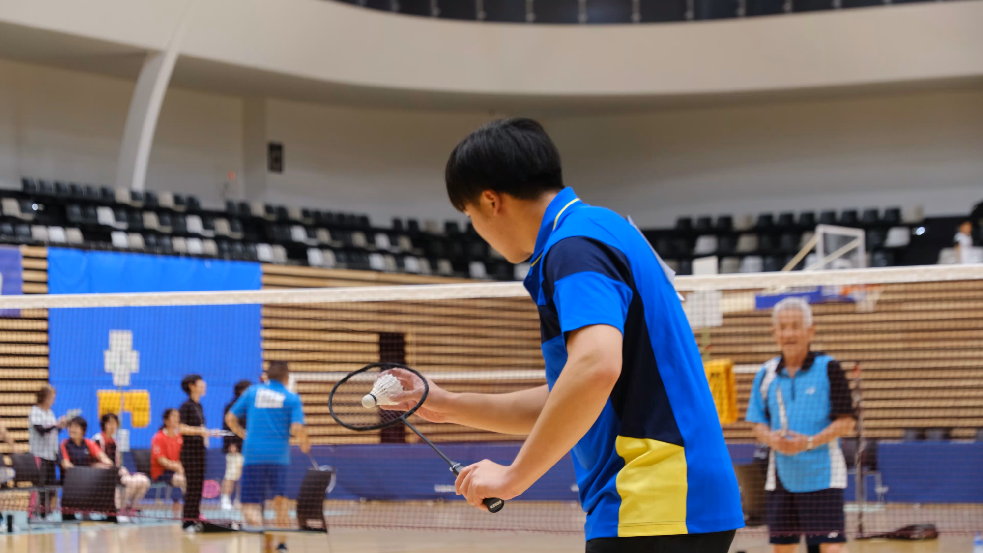 soバトミントン競技の写真