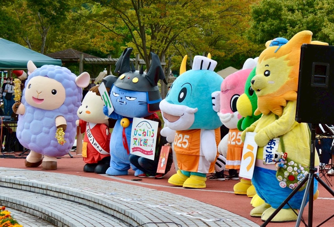 ひこねいろ文化祭vol.3のマルシェの様子