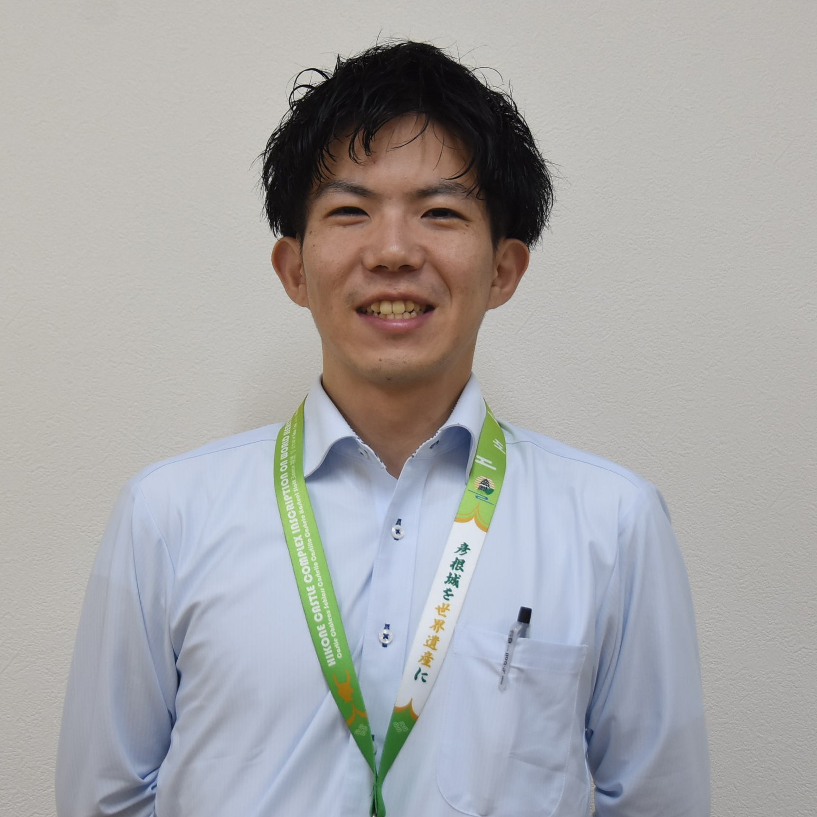 笑顔の田中さんの写真